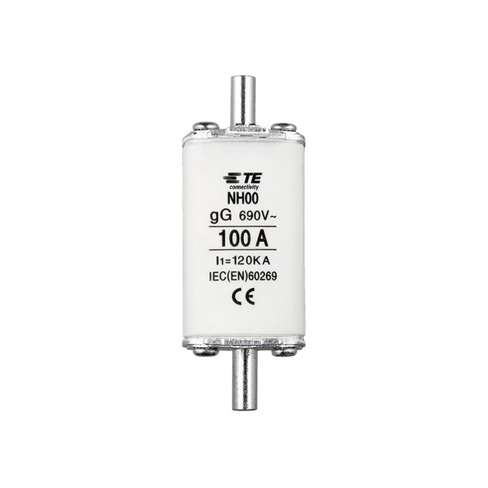100 A NH00 gG fuse link, 500 V AC, 120 kA