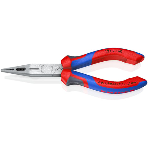 13 02 160 Knipex 160 mm snipe-nose pliers
