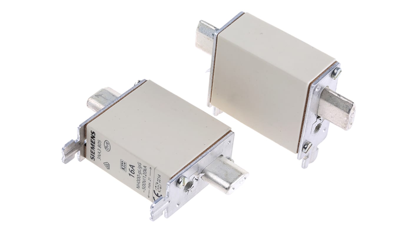 Siemens 3NA3805 16 A NH00 fuse NH000 / NH00 family 500 V AC