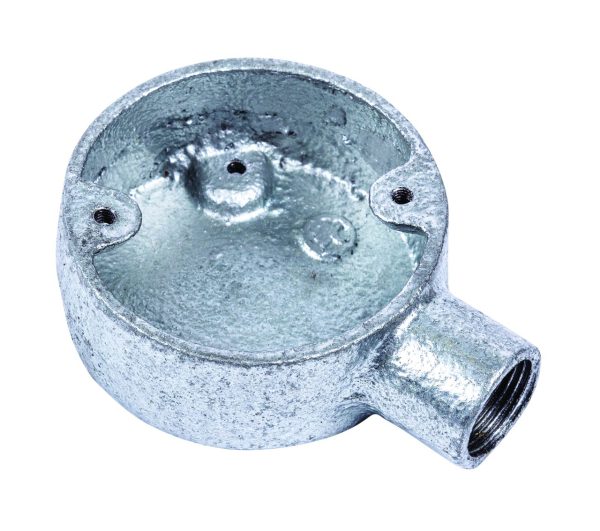 Niglon CB120G 20 mm galvanised conduit end box