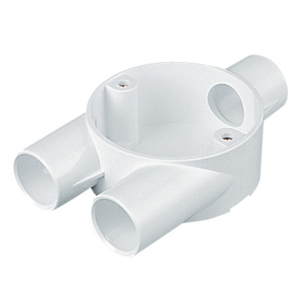 20 mm three-way tee PVC conduit box