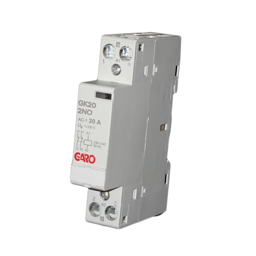 Contactor, 20 A, 2-pole, DIN rail