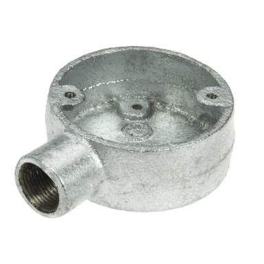 Niglon CB125G 25 mm galvanised 1-way conduit box