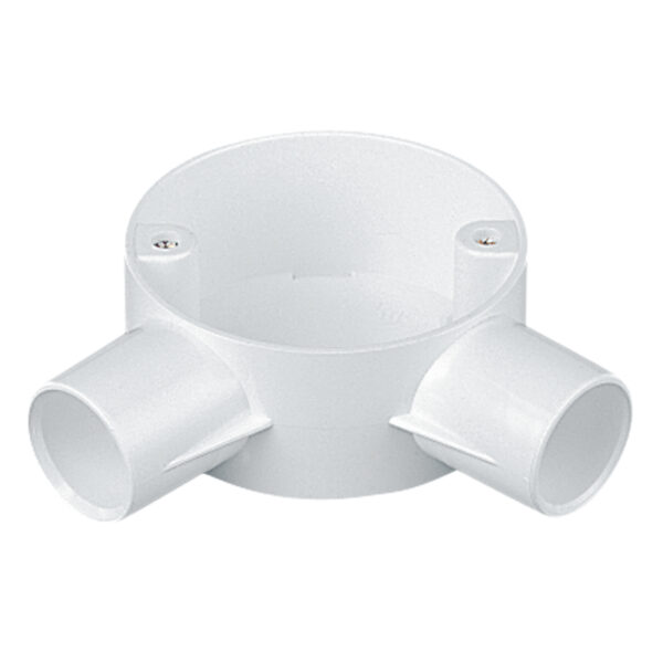 25 mm PVC angle conduit box