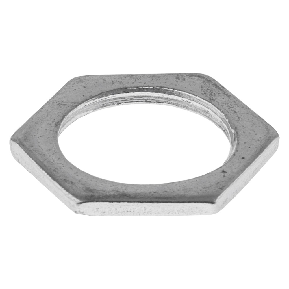 25 mm galvanised hex locknut Steel