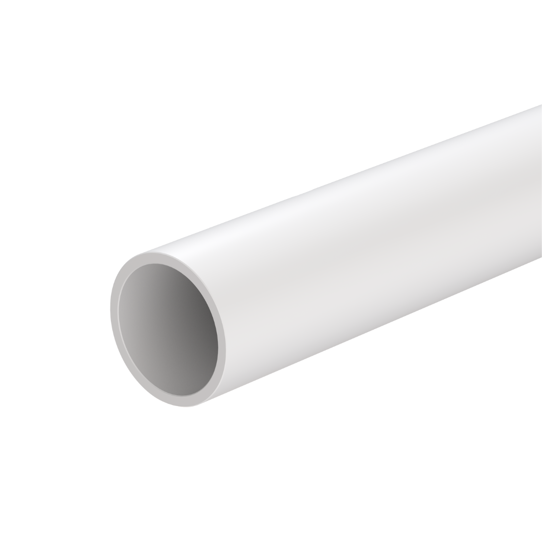 Round conduit, 25 mm, PVC-U, 3 m