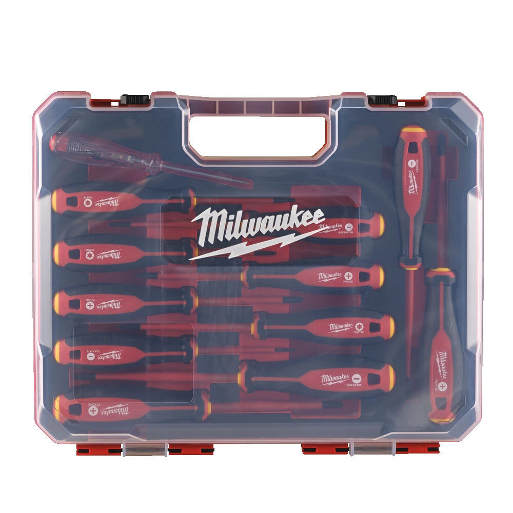Milwaukee 12-piece Tri-Lobe VDE screwdriver set