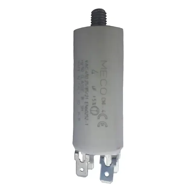 MECO 4 µF Motor-Run Capacitor, 450 V AC