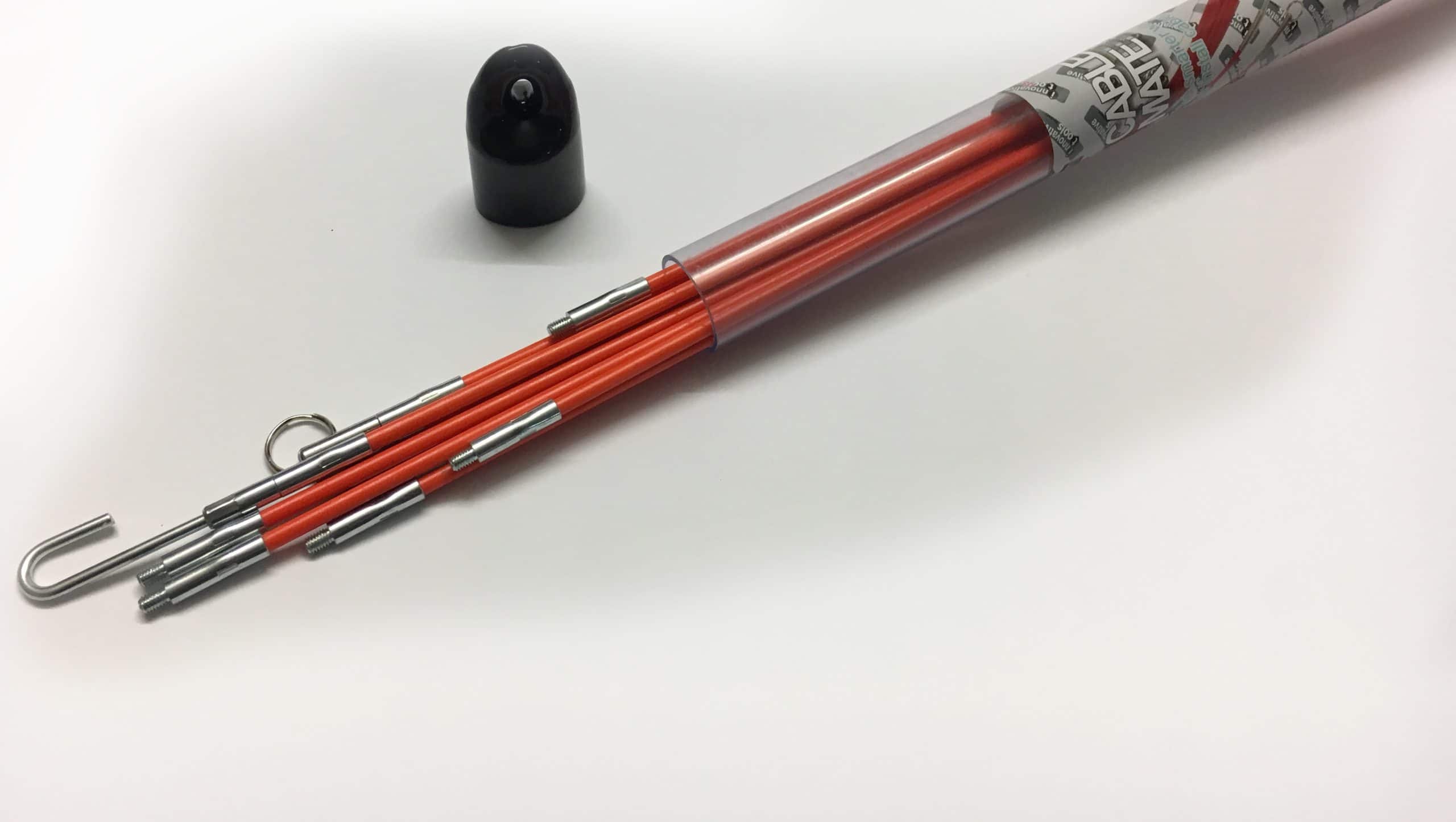 Cable rod set, 10 × 1 m with attachments