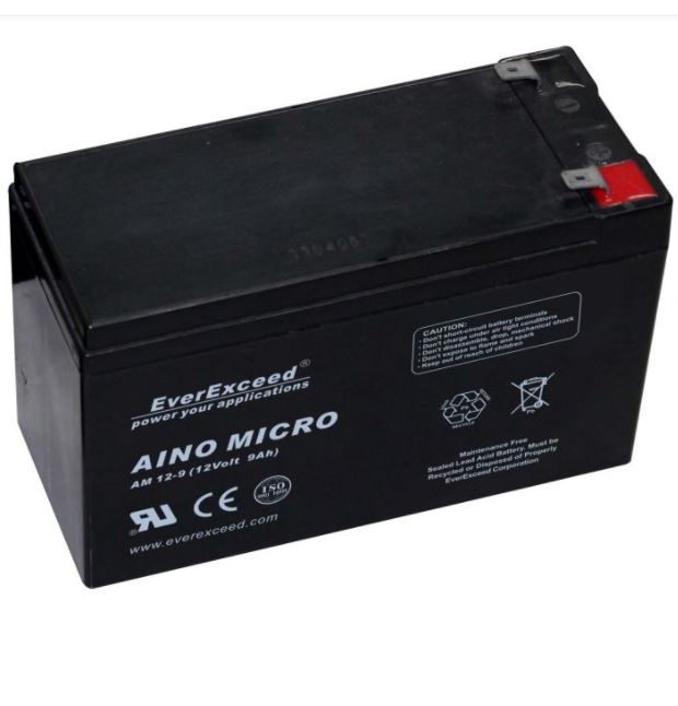 AGM SLA Battery, 12.0 V, 9.0 Ah