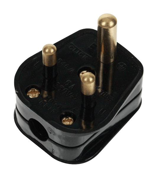 5 A 3 Pin plug top