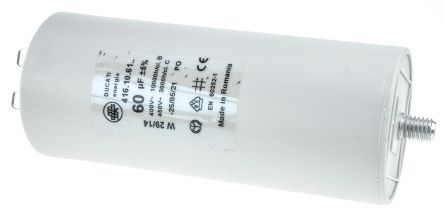Ducati Energia 4.16.10.61.64 60 µF Motor-Run Capacitor, 450 V AC