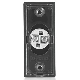 Illuminated black bell push