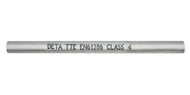 Conduit end cap, 25 mm, Galvanised, hot-dipped, 3 m