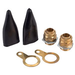 HellermannTyton BW20S Cable gland, 11.6 mm, Brass