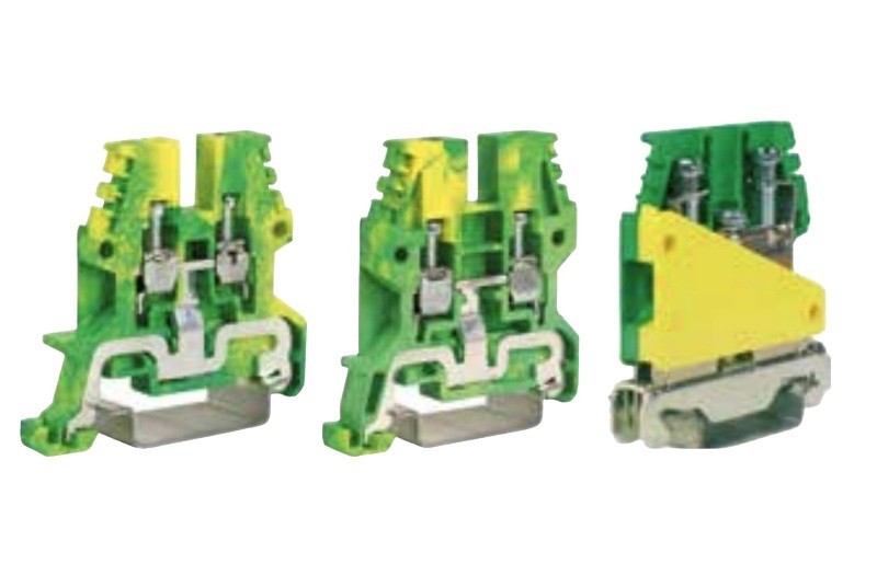 Cabur TEC.6/O 6SQ Earth DIN Rail Termin