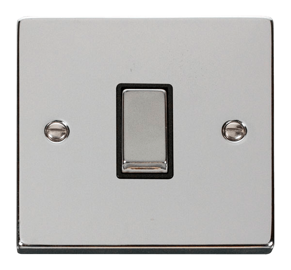 Click Scolmore VPCH425BK Click Crome Intr switch/B