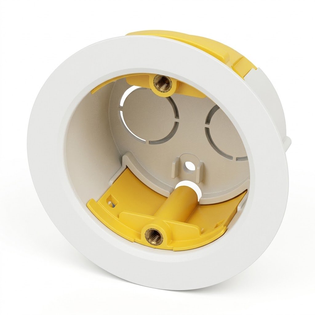 Lincoln CDLBR 1-gang round 35 mm dry lining box