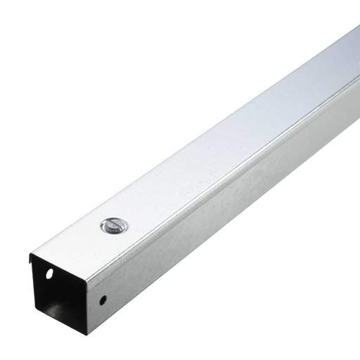 Unitrunk TK22 Single-compartment cable trunking, 50 mm x 50 mm, Pre-galvanised steel, 3000 mm