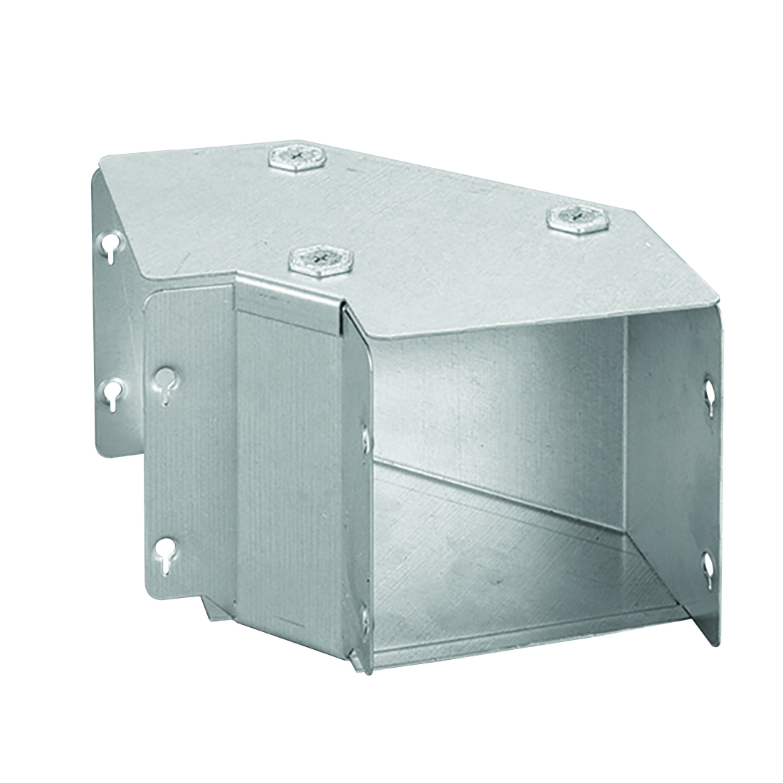 50 × 50 mm Cable Trunking — 90° Top-Lid Bend