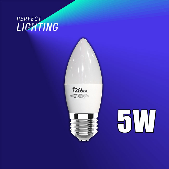 5 W es LED candle bulb ES / E27 screw