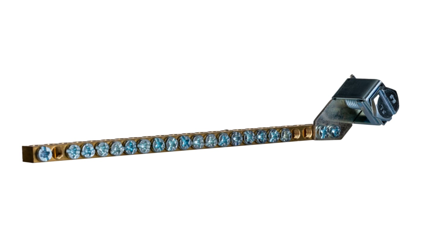 Earth/neutral clip-on terminal bar