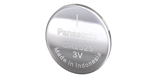 Lithium Coin Cell Battery, CR2025, 3 V, 165 mAh