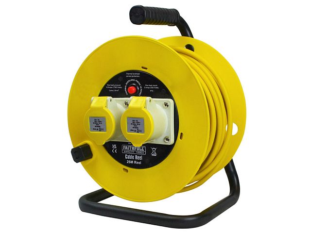 25M 110 V 2.5 mm Cable Reel
