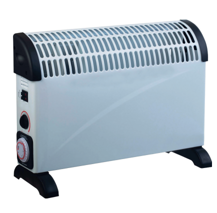 2 kW convector heater with timer