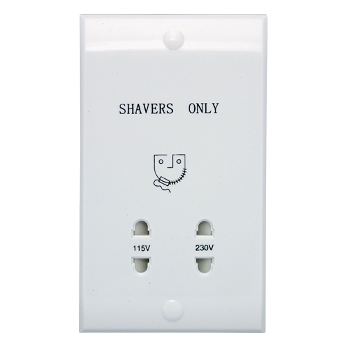 Ansell Lighting ADVSS Dual 220/110 V Shaver socket