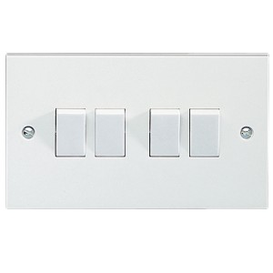 Exclusive 4 Gang metal-clad switch