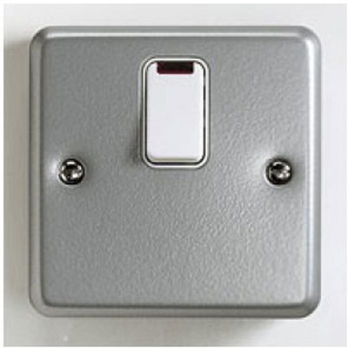 MK Electric K5232ALM Exclusive metal-clad double-pole switch/neon