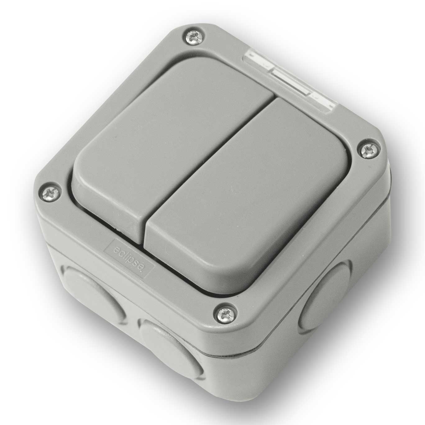 Outdoor switch, 2-gang, 2-way
