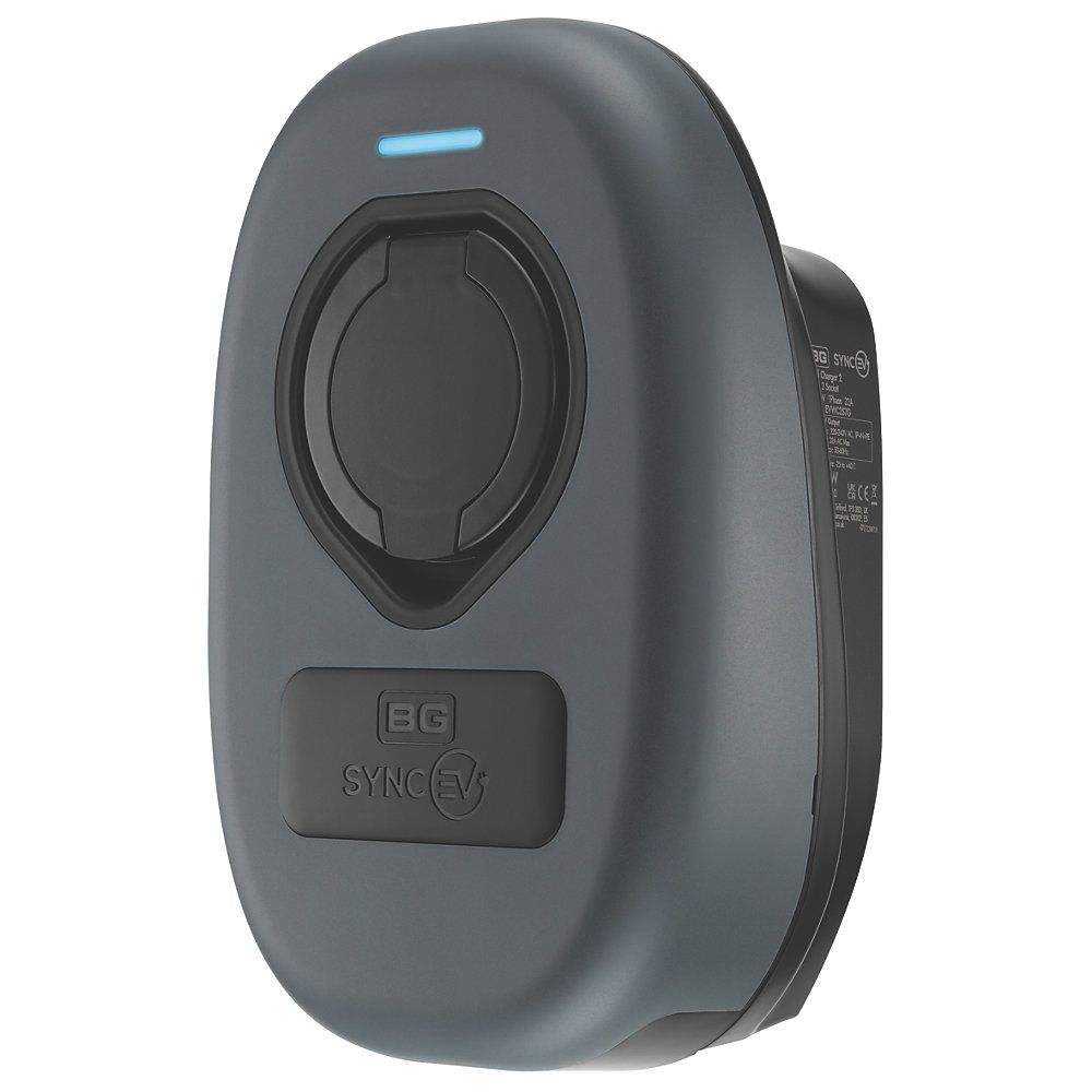 BG EVWC2S22GGR EV Wall Charger 22 kW 3PH