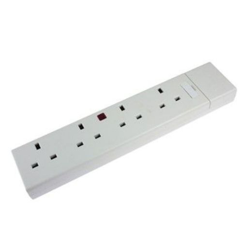 13 A 4-gang Extension Socket
