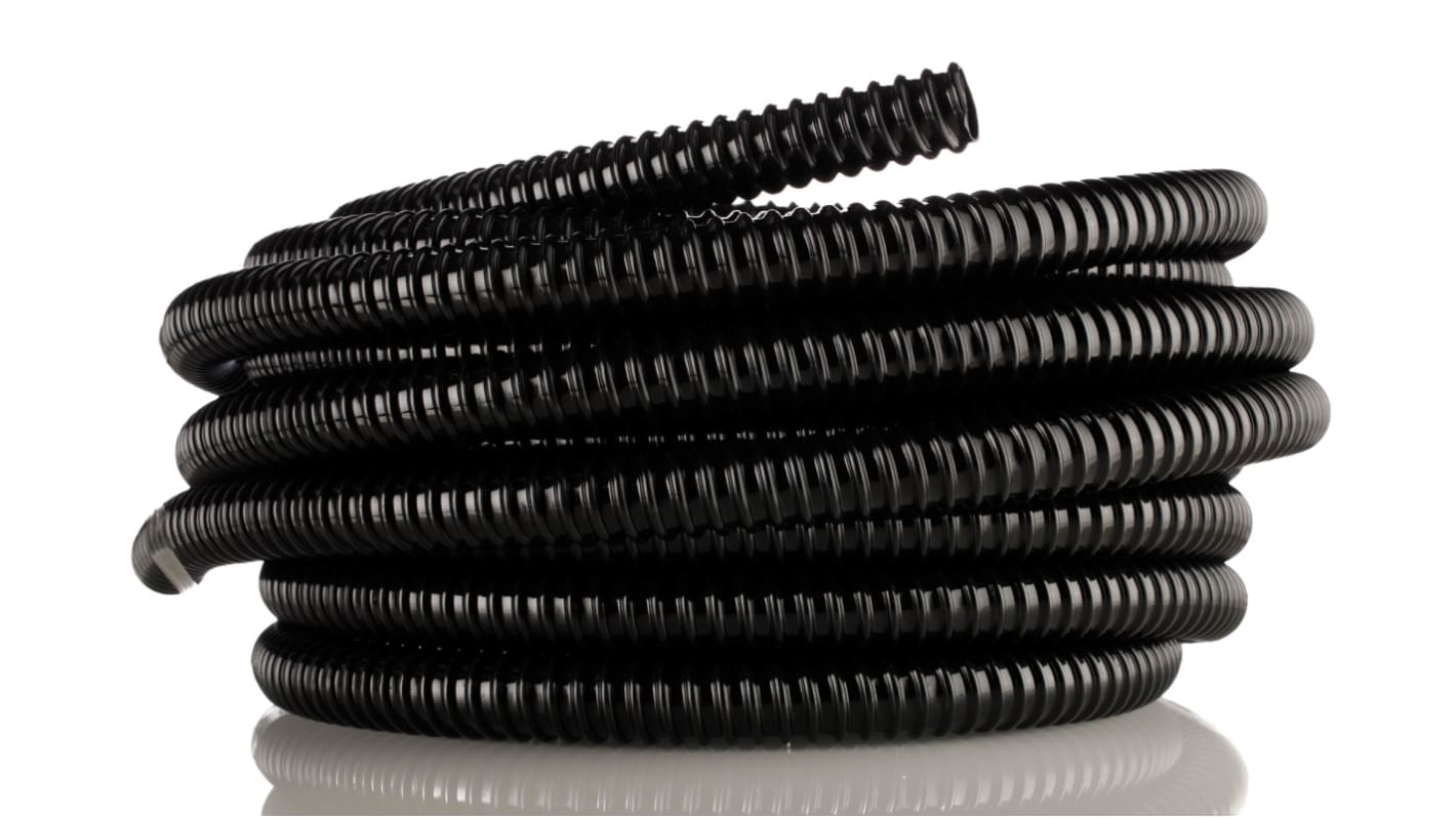 20 mm Black Flexible PVC Spiral Conduit