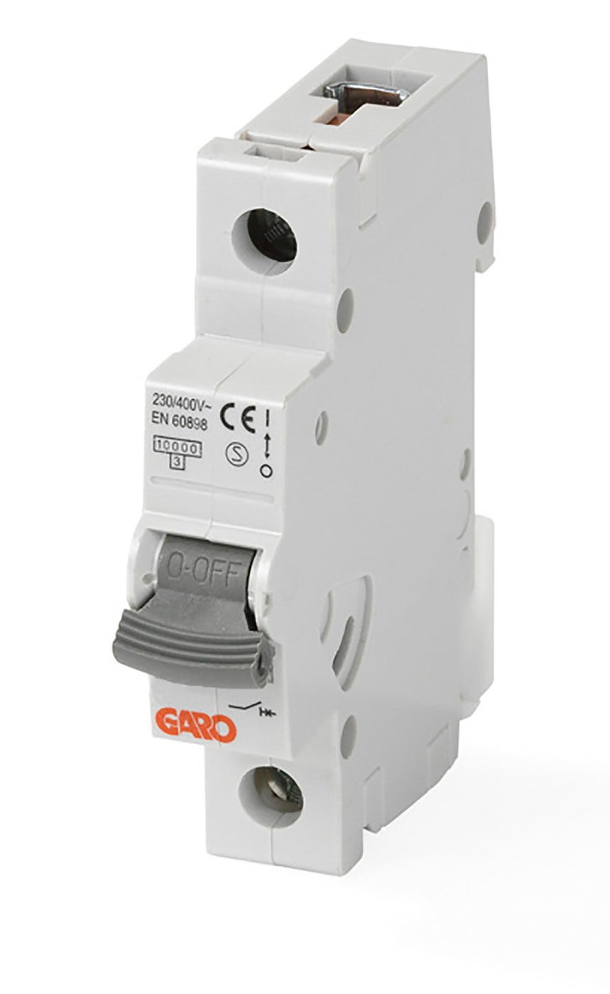 Garo MCBGSB150 50 A single-pole C-curve MCB, 6 kA