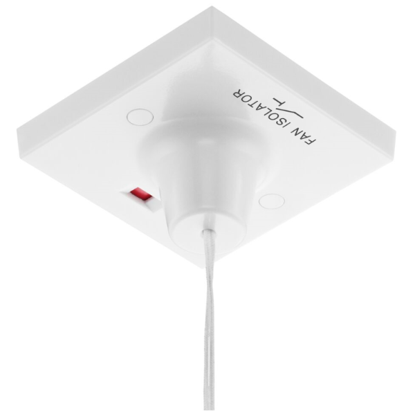 3-terminal ceiling rose with earth
