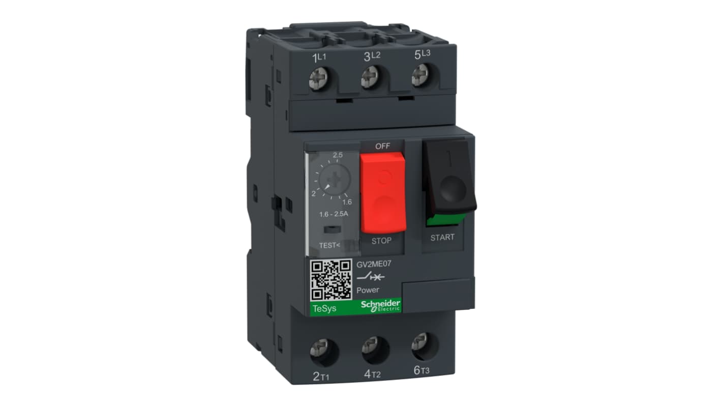 Schneider Electric GV2ME07 Manual motor starter 1.6–2.5 A