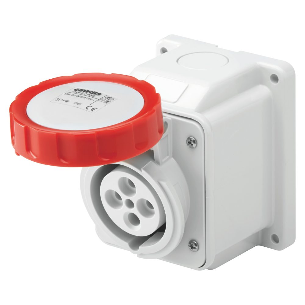 Gewiss 16 A 4 Pin Wall socket IP67