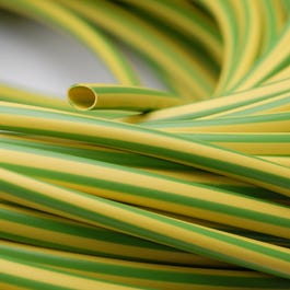 12 mm Green/Yellow PVC Earth Sleeving