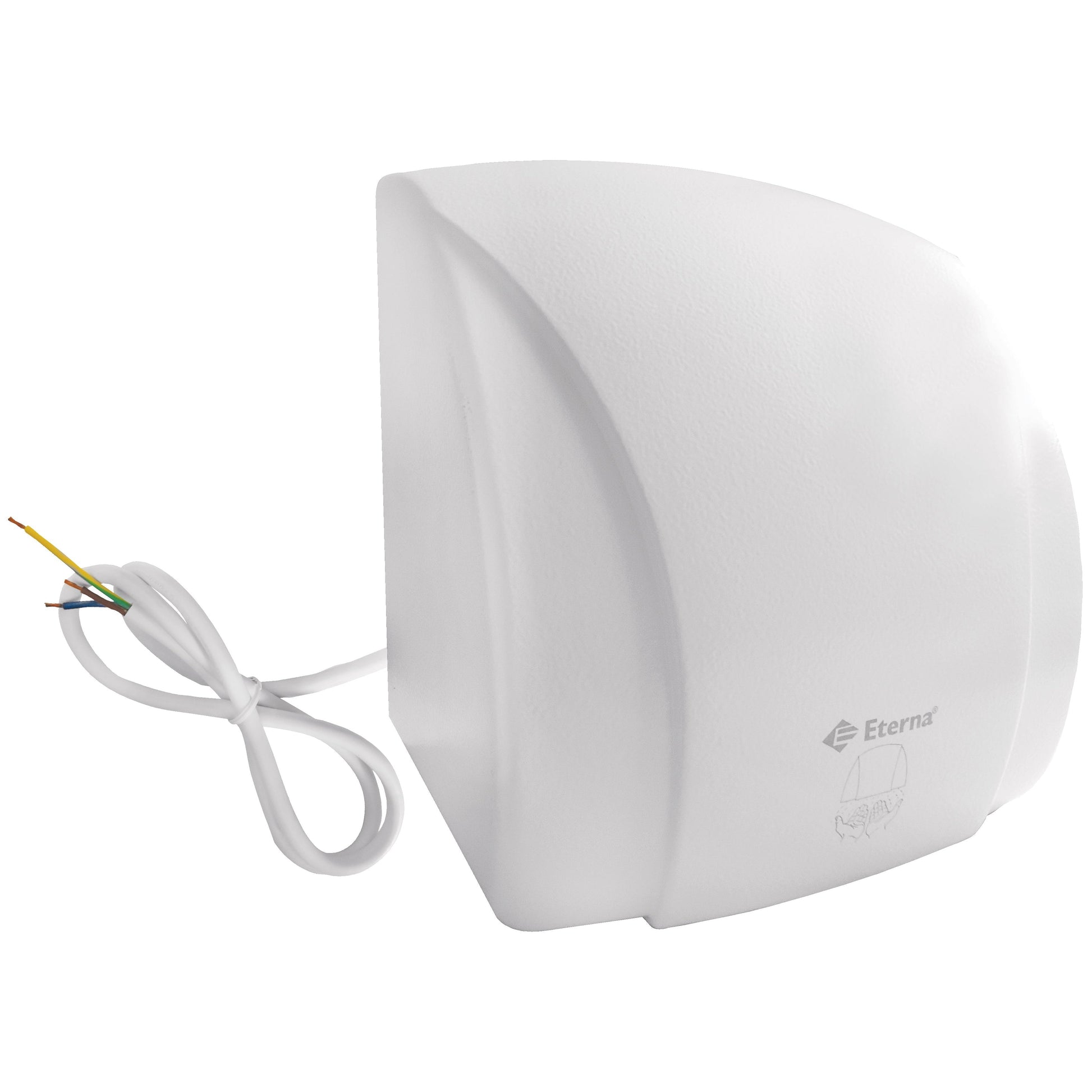 Eterna HDA-1800 1800 W automatic hand dryer, white stainless-steel body
