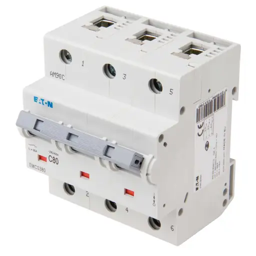 Eaton 80 A three-pole MCB c curve