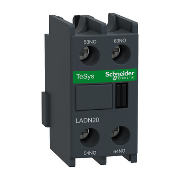 Schneider Electric Auxiliary contact block, 2 NO
