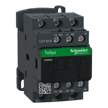 Schneider Electric LC1D12M7 Contactor, 3-pole