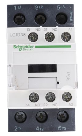 Schneider Electric LC1D38M7 Auxiliary contact block, 38 A, DIN rail