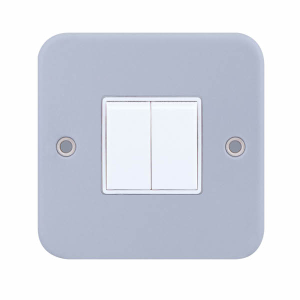 Selectric 2-gang 2WAY switch metal-clad