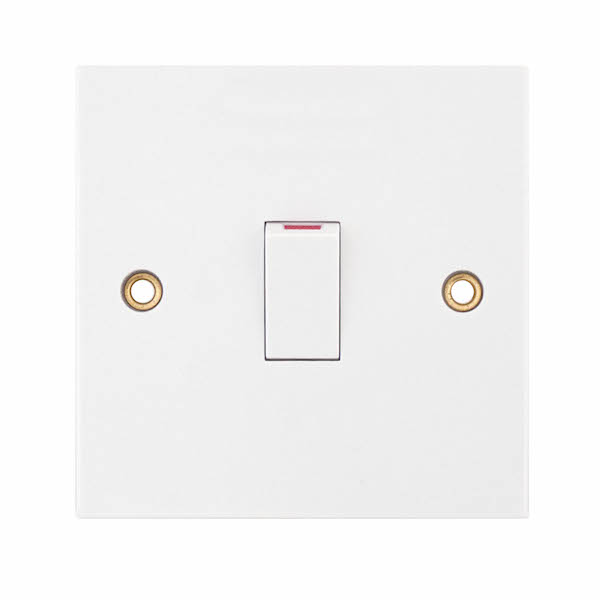 Selectric Sel 20 A double-pole switch Square