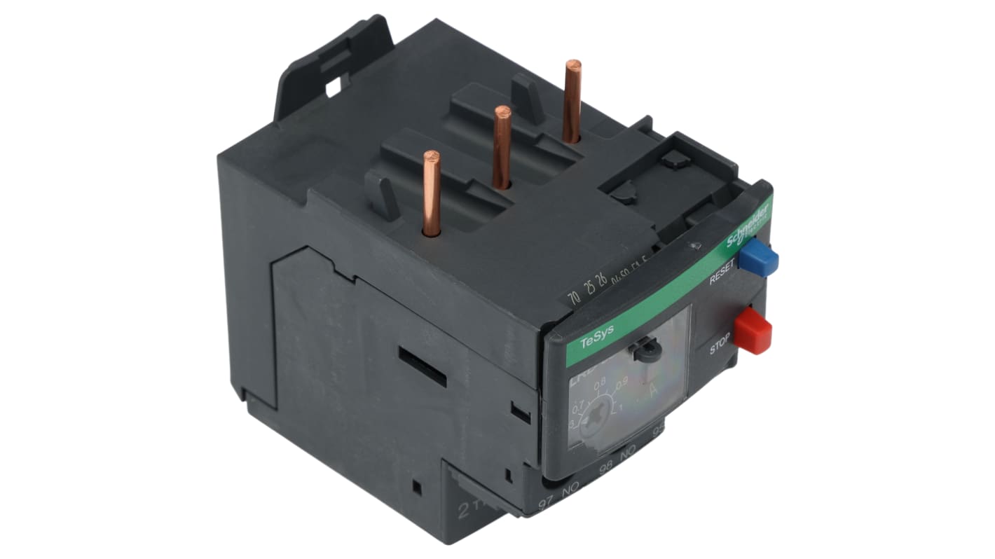 Schneider Electric Differential Thermal Overload Relay — 0.63–1 A — Direct Mount — 1 NO + 1 NC — IP20