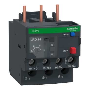 Schneider Electric Differential Thermal Overload Relay — 7–10 A — Direct Mount — 1 NO + 1 NC — IP20
